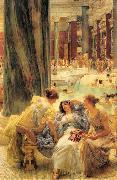 Sir Lawrence Alma-Tadema,OM.RA,RWS The Baths at Caracalla oil